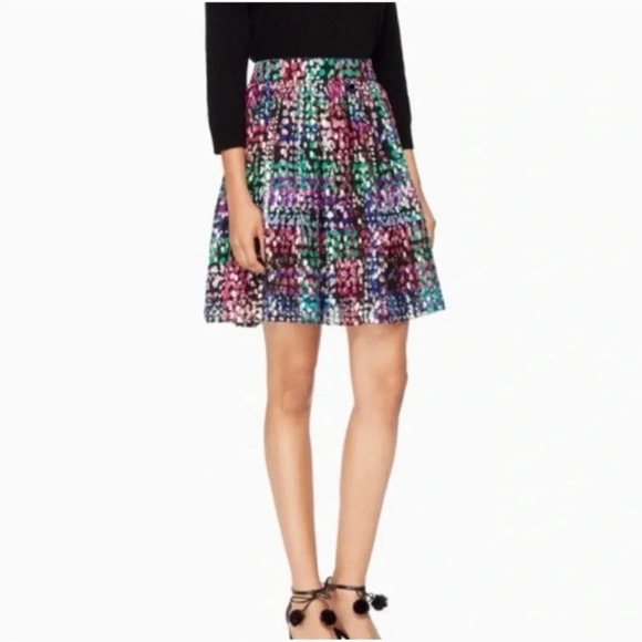 Kate Spade Make Magic Multi-Color confetti Skirt - Picture 1 of 5